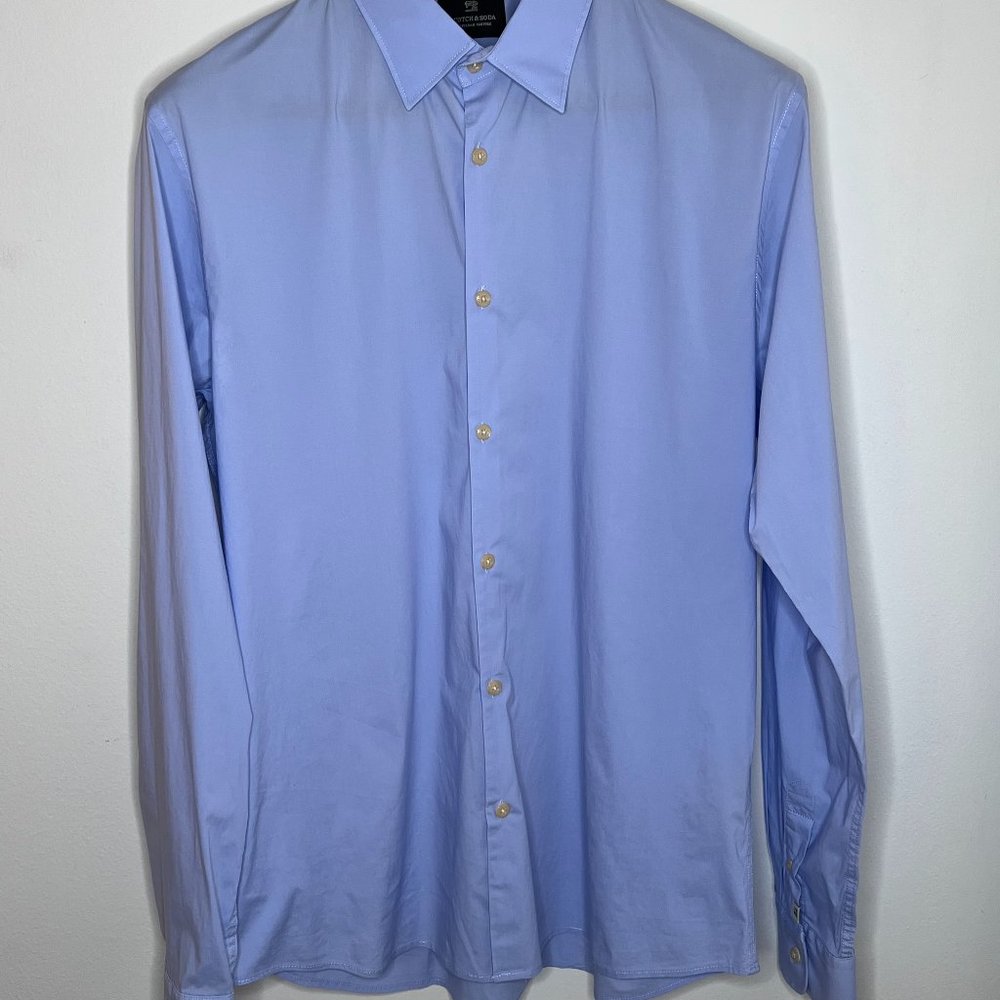 Scotch & Soda Light Blue L/S Button Down Shirt - Sz L
